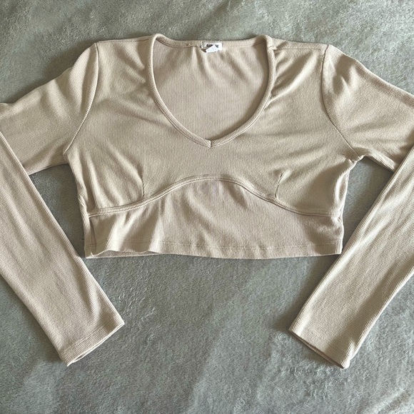 Long Sleeve Cropped Garage Top - Picture 1 of 7